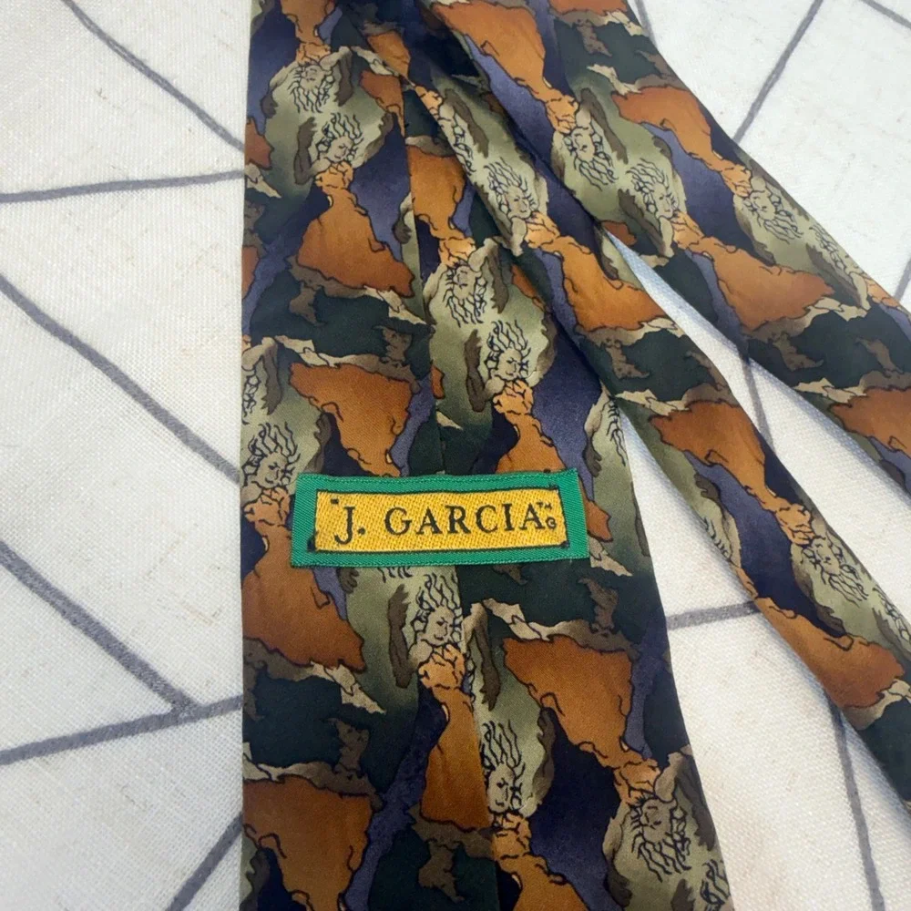J. Garcia Silk Necktie OS Multicolor Flamenco‎ Dancer Collection Nine Art Tie